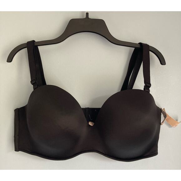 Cacique Multiway Strapless Bra Black 40DDD NWT - Picture 2 of 11